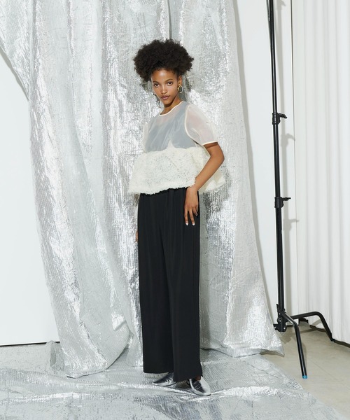 セール】スウェルぺプラムセットアップパンツドレス / swell peplum