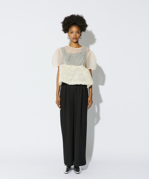 セール】スウェルぺプラムセットアップパンツドレス / swell peplum