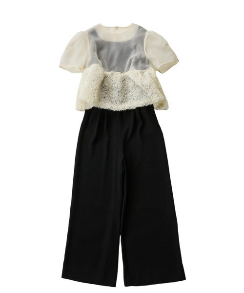 スウェルぺプラムセットアップパンツドレス / swell peplum set