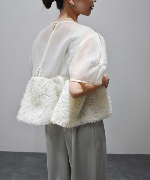 【Sサイズ】ANDRESD/スウェルペプラムセットアップパンツドレス スウェルぺプラムセットアップパンツドレス / swell peplum set