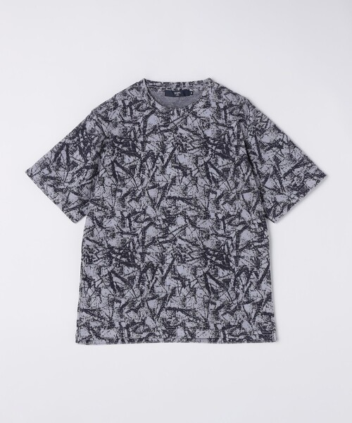 SHIPS Colors(シップス カラーズ)の「SHIPS Colors:パイル ジャカード Tシャツ(Tシャツ/カットソー・メンズ・ベージュ/ネイビー/オフホワイト・X-LARGE/MEDIUM/LARGE)」の6枚目の写真