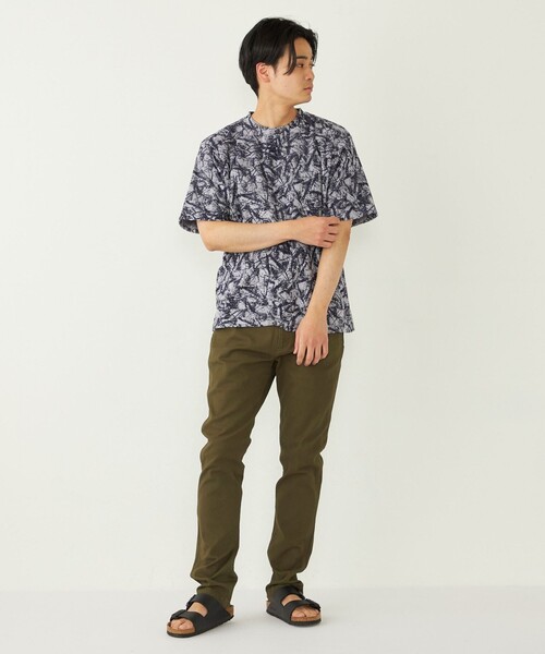 SHIPS Colors(シップス カラーズ)の「SHIPS Colors:パイル ジャカード Tシャツ(Tシャツ/カットソー・メンズ・ベージュ/ネイビー/オフホワイト・X-LARGE/MEDIUM/LARGE)」の22枚目の写真