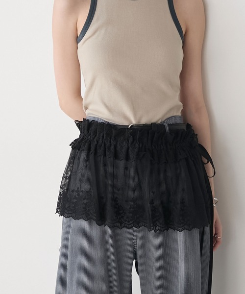 OBLI スカラップ　チュールスカート スカラップチュールスカート | BOTTOMS | OBLI