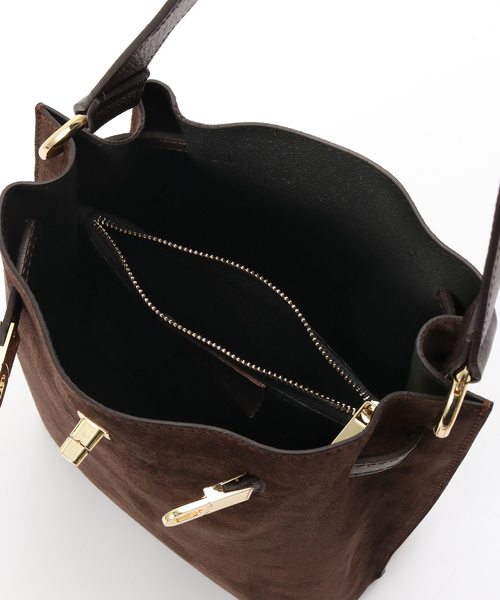 MILOS(ミロス)の「MILOS/ミロス SUEDE ONEHANDLE TOTE(ショルダーバッグ・レディース・ブラウン/ベージュ・FREE)」の13枚目の写真