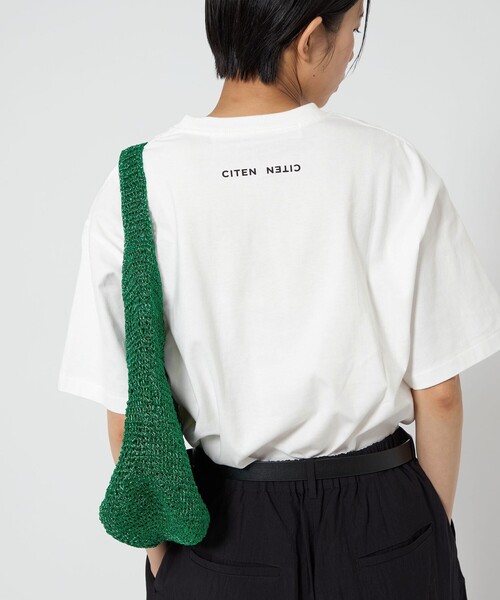 CITEN（シテン）の「＜CITEN＞ファインアートハーフスリーブT（Tシャツ/カットソー・レディース・ライトグレー/イエロー/コバルトブルー/ピンク/ロイヤルブルー・M/S）」の12枚目の写真