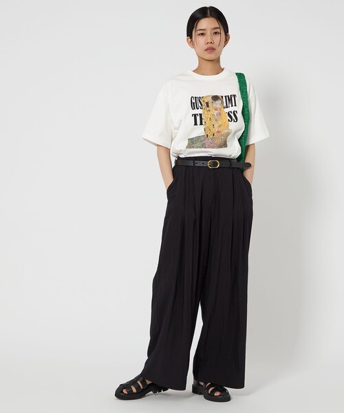 CITEN（シテン）の「＜CITEN＞ファインアートハーフスリーブT（Tシャツ/カットソー・レディース・ライトグレー/イエロー/コバルトブルー/ピンク/ロイヤルブルー・M/S）」の13枚目の写真