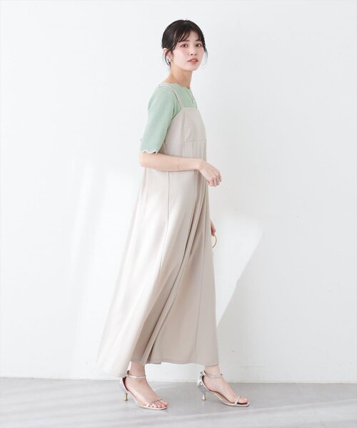 natural couture(ナチュラルクチュール)の「袖口配色スカラップ強撚ニット(5分袖)(ニット/セーター・レディース・ピンク/イエロー/その他1/その他2/ミント/ネイビー/オフホワイト・FREE)」の16枚目の写真