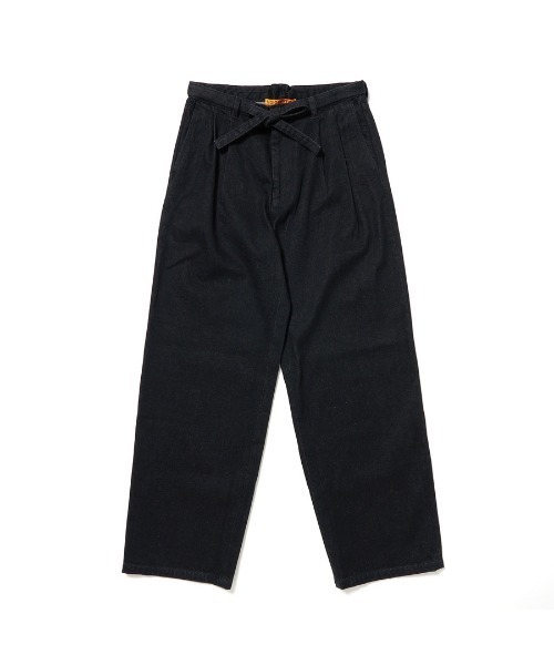 STUDIO SEVEN(スタジオ セブン)の「Logo Embroidery Denim Pants【STUDIOSEVEN/スタジオセブン】(デニムパンツ・メンズ・ブラック・MEDIUM/LARGE)」の1枚目の写真