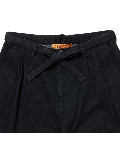 STUDIO SEVEN(スタジオ セブン)の「Logo Embroidery Denim Pants【STUDIOSEVEN/スタジオセブン】(デニムパンツ・メンズ・ブラック・MEDIUM/LARGE)」の8枚目の写真