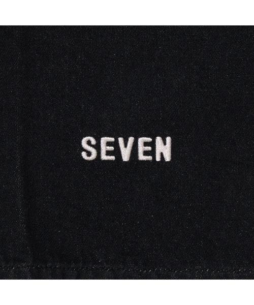 STUDIO SEVEN(スタジオ セブン)の「Logo Embroidery Denim Pants【STUDIOSEVEN/スタジオセブン】(デニムパンツ・メンズ・ブラック・MEDIUM/LARGE)」の4枚目の写真