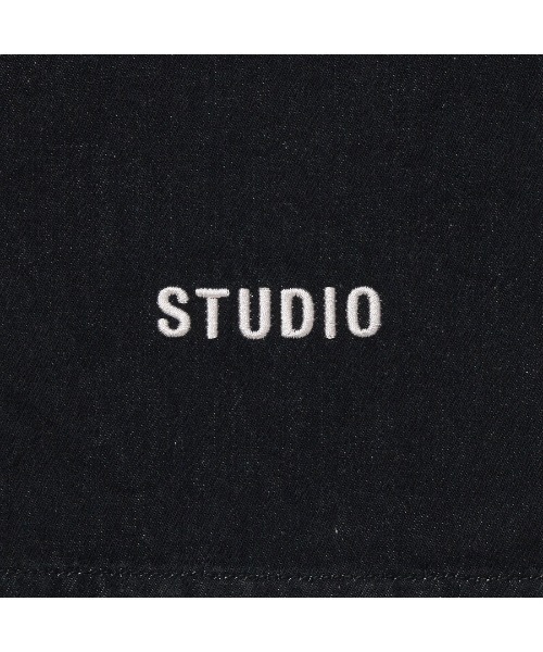 STUDIO SEVEN(スタジオ セブン)の「Logo Embroidery Denim Pants【STUDIOSEVEN/スタジオセブン】(デニムパンツ・メンズ・ブラック・MEDIUM/LARGE)」の3枚目の写真