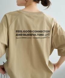 【F&B】ロゴ刺繍&プリントTシャツ