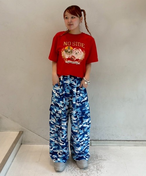 Candy Stripper(キャンディストリッパー)の「NO SIDE Tシャツ(Tシャツ/カットソー・レディース・オフホワイト/ブルー/ブラック/レッド・M/L/XL)」の22枚目の写真