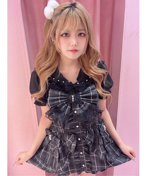 Ank Rouge（アンクルージュ）の「リボンフリフリセットアップ 