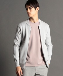 MONSIEUR NICOLE（ムッシュニコル）の「【ex/tra】バイアスリブ ニットブルゾン（ニット/セーター）」