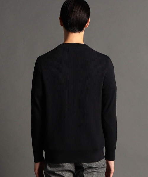 MONSIEUR NICOLE(ムッシュニコル)の「【ex/tra】バイアスリブ ニットブルゾン(ニット/セーター・メンズ・ホワイト/ライトグレー/ブラック・LARGE/X-LARGE/MEDIUM)」の11枚目の写真