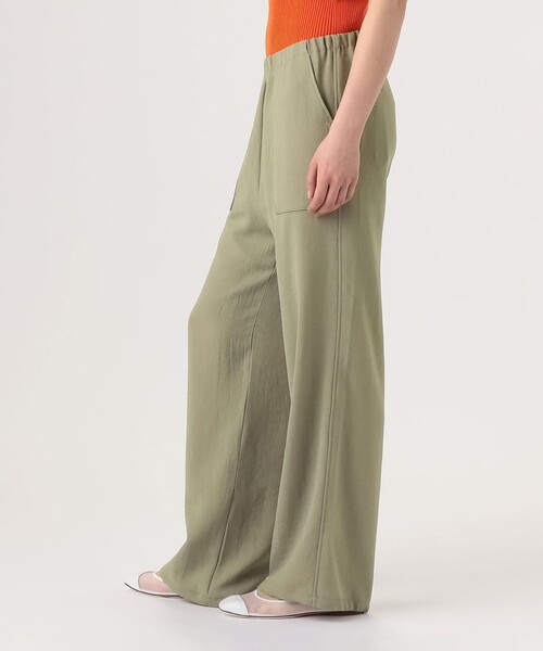 MACPHEE（マカフィー）の「スターメッシュ イージーカーゴパンツ（カーゴパンツ・レディース・ブラック/カーキ・36）」の5枚目の写真