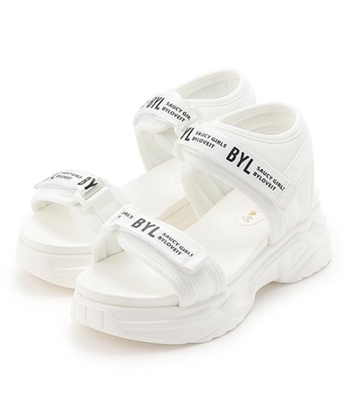 by LOVEiT（バイラビット）の「スポーツサンダル（サンダル・キッズ・オフホワイト/ブラック・21cm/23cm/24cm/22cm）」の2枚目の写真