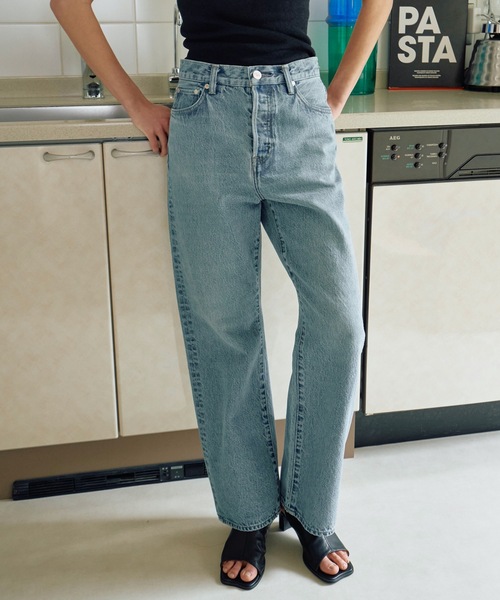 AUTHEN(オーセン)の「【AUTHEN】オーセン/ "HAYES" ブーツカット BK デニムパンツ(デニムパンツ・レディース・ライトグレー系・23inch/25inch/27inch)」の6枚目の写真