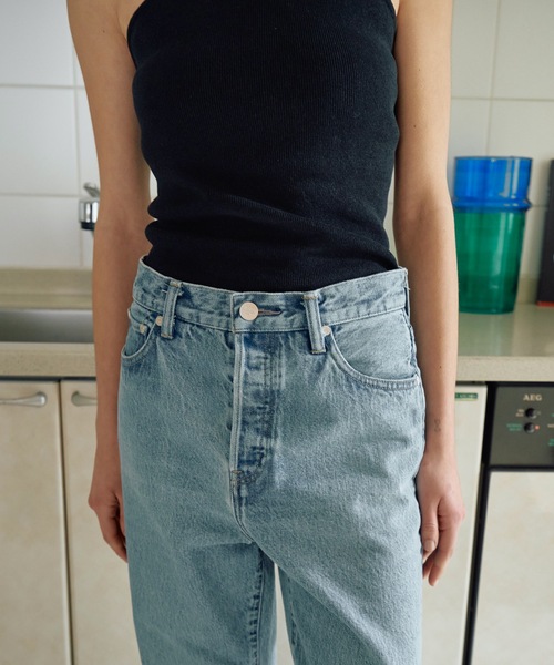 AUTHEN(オーセン)の「【AUTHEN】オーセン/ "HAYES" ブーツカット BK デニムパンツ(デニムパンツ・レディース・ライトグレー系・23inch/25inch/27inch)」の7枚目の写真