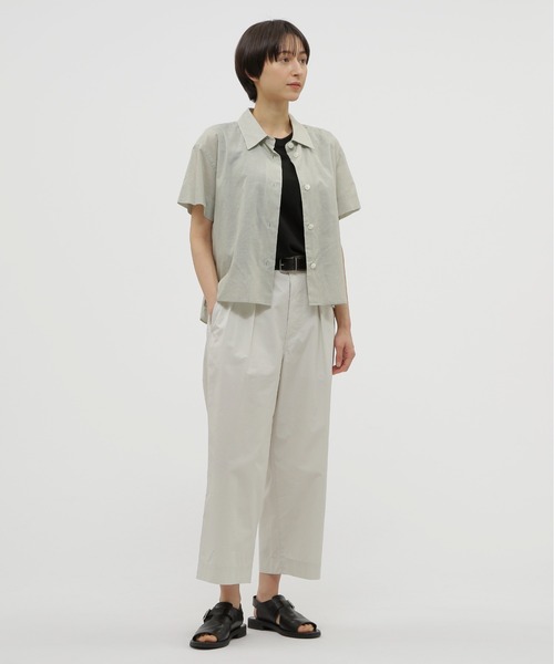 FINE COMPACT COTTON POPLIN（その他パンツ）｜MHL