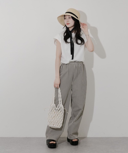 SMELLY（スメリー）の「マクラメバッグ（ハンドバッグ・レディース・アイボリー/ベージュ・-）」の6枚目の写真