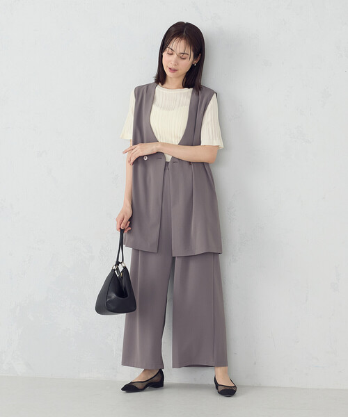 COMME CA ISM(コムサイズム)の「ランダムシアーニット(ニット/セーター・レディース・アイボリー/ブラック・LARGE/MEDIUM)」の15枚目の写真