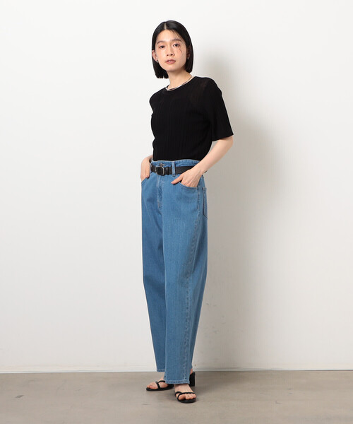 COMME CA ISM(コムサイズム)の「ランダムシアーニット(ニット/セーター・レディース・アイボリー/ブラック・LARGE/MEDIUM)」の18枚目の写真