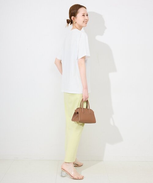 SLOBE IENA(スローブイエナ)の「made some sports wear for SLOBE IENA ロゴTEE(Tシャツ/カットソー・レディース・ネイビー/ホワイト/グリーン/ホワイト系その他/ブルー/ライトブルー/ホワイト×ホワイト・FREE)」の20枚目の写真