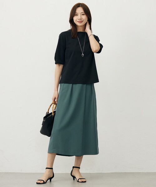 J.PRESS(ジェイプレス)の「【洗える】Crispyツイル クロップド パンツ(その他パンツ・レディース・ブラック系/グリーン系/ベージュ系・11/9/7)」の19枚目の写真