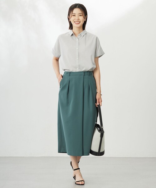 J.PRESS(ジェイプレス)の「【洗える】Crispyツイル クロップド パンツ(その他パンツ・レディース・ブラック系/グリーン系/ベージュ系・11/9/7)」の21枚目の写真