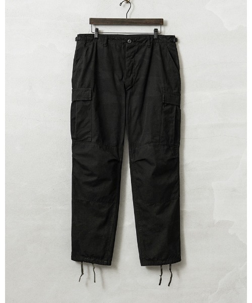 実物 新品 デッドストック 米軍 BDU WOODLAND CAMO カーゴパンツ BLACK染め COTTON100%