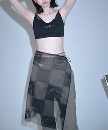 HIGASHI（ヒガシ）の「Dolma Layered Wrap Skirt（スカート）」