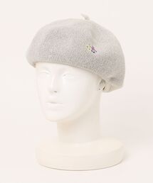 SUPER HAKKA | プチフルール刺繍ぽこぽこベレー帽(ハンチング/ベレー帽)