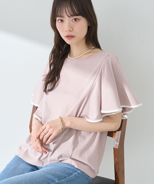 earth music & ecology プレミアムレーベル 半袖 ピンク アースミュージックアンドエコロジー earth music&ecology 2WAY