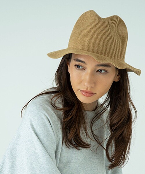 FREAK'S STORE(フリークスストア)の「WASHABLE TRAVEL HAT ウォッシャブル トラベルハット(ハット・メンズ・ベージュ/ブラック・ONE SIZE)」の1枚目の写真