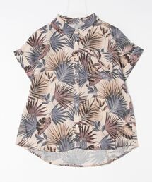 Arnold Palmer | リゾート柄 半袖 コンパクトシャツ(シャツ/ブラウス)