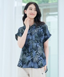 Arnold Palmer | リゾート柄 半袖 コンパクトシャツ(シャツ/ブラウス)