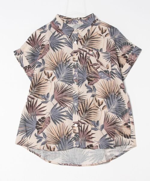 Arnold Palmer（アーノルドパーマー）の「リゾート柄 半袖 コンパクトシャツ（シャツ/ブラウス・レディース・ベージュ/ブラック/ネイビー/グリーン・M/S/L）」の21枚目の写真