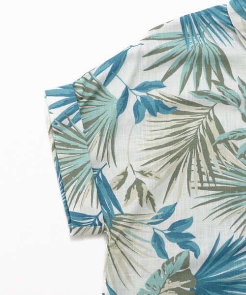 Arnold Palmer（アーノルドパーマー）の「リゾート柄 半袖 コンパクトシャツ（シャツ/ブラウス・レディース・ベージュ/ブラック/ネイビー/グリーン・M/S/L）」の13枚目の写真