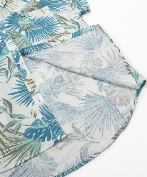 Arnold Palmer（アーノルドパーマー）の「リゾート柄 半袖 コンパクトシャツ（シャツ/ブラウス・レディース・ベージュ/ブラック/ネイビー/グリーン・M/S/L）」の17枚目の写真