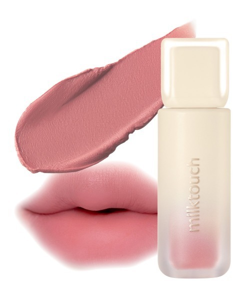 Milk Touch(ミルクタッチ)の「【新感触マットティント】スプレッドフィット ブラーティント #クリームチーズリップ(口紅/リップティント/グロス・レディース・04Donut Peach/02Morning Fluffy/05Mellow fuzzy/03Pink Pinch/01Custard Peach/08Even Hip/07More Brix/06Peach Pitch・FREE)」の1枚目の写真