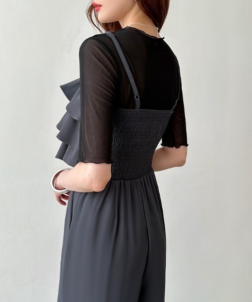 maaaaa.☆ 美品☆ THE RERACS ベアトップ　サロペット 楽天市場】【半額クーポン対象】ベアトップ サロペット ワイド
