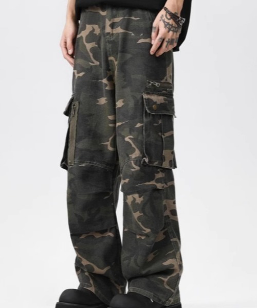 Bling Leads（ブリングリーズ）の「Z)【BLINGLEADS】JNF24001 CAMO CARGO PANT（カーゴパンツ・メンズ・カモフラージュ・MEDIUM）」の8枚目の写真