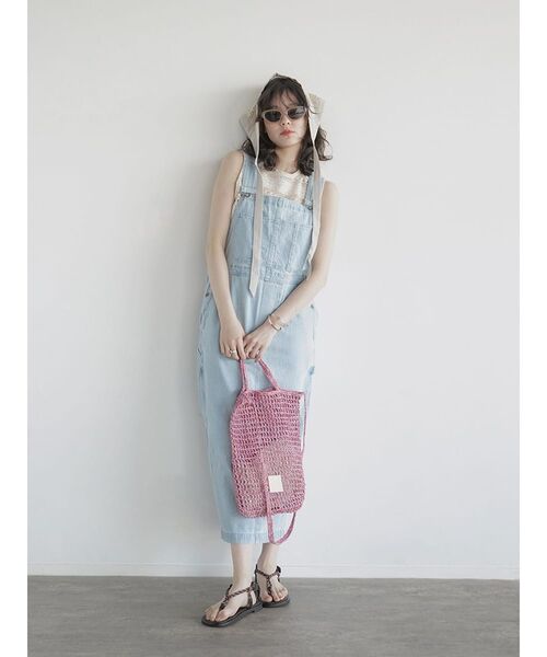 セール】Denim jumper skirt（ジャンパースカート）｜FIKA