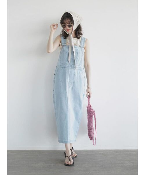 セール】Denim jumper skirt（ジャンパースカート）｜FIKA