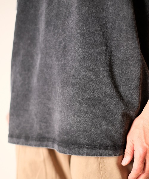 R.(rehacer)(アールドット(レアセル))の「R. : Retro Loose Washed S/S T / レトロ ルーズ ウォッシュド 半袖 Tシャツ(Tシャツ/カットソー・メンズ・ブラック/ブルー/グリーン/ネイビー/オレンジ・MEDIUM/LARGE/X-LARGE)」の10枚目の写真