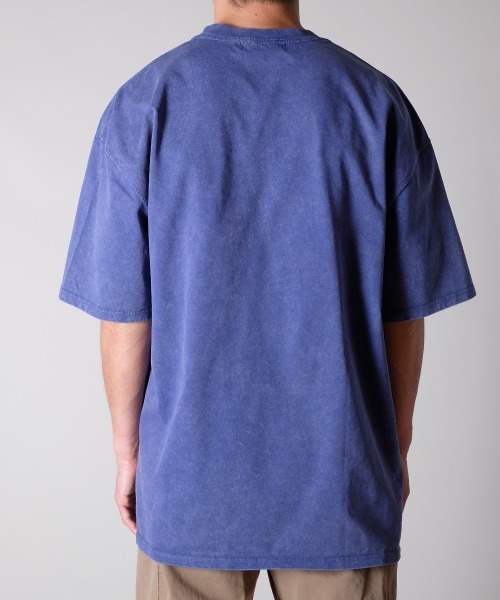 R.(rehacer)(アールドット(レアセル))の「R. : Retro Loose Washed S/S T / レトロ ルーズ ウォッシュド 半袖 Tシャツ(Tシャツ/カットソー・メンズ・ブラック/ブルー/グリーン/ネイビー/オレンジ・MEDIUM/LARGE/X-LARGE)」の17枚目の写真
