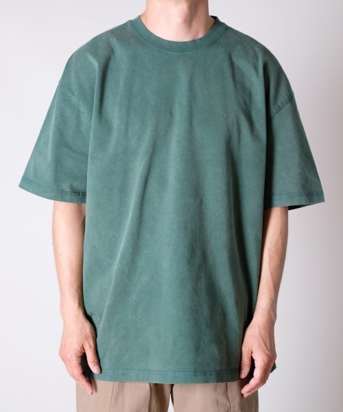 R.(rehacer)(アールドット(レアセル))の「R. : Retro Loose Washed S/S T / レトロ ルーズ ウォッシュド 半袖 Tシャツ(Tシャツ/カットソー・メンズ・ブラック/ブルー/グリーン/ネイビー/オレンジ・MEDIUM/LARGE/X-LARGE)」の11枚目の写真