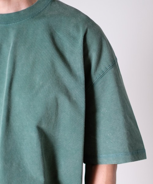 R.(rehacer)(アールドット(レアセル))の「R. : Retro Loose Washed S/S T / レトロ ルーズ ウォッシュド 半袖 Tシャツ(Tシャツ/カットソー・メンズ・ブラック/ブルー/グリーン/ネイビー/オレンジ・MEDIUM/LARGE/X-LARGE)」の13枚目の写真
